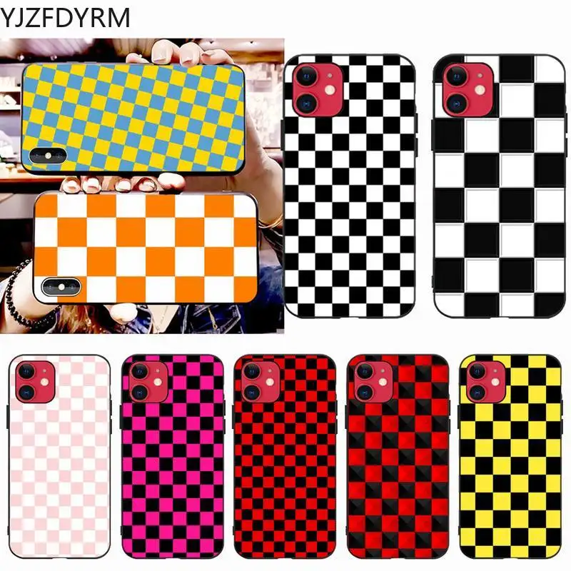 YJZFDYRM Checkerboard Checkered Phone Case for iphone 12 pro max 11 pro XS MAX 8 7 6 6S Plus X 5S SE 2020 XR case
YJZFDYRM Checkerboard Checkered Phone Case for iphone 12 pro max 11 pro XS MAX 8 7 6 6S Plus X 5S SE 2020 XR case