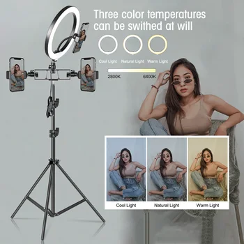 10" LED Ring Light Photographic Selfie Ring Light with Tripod For Smart Phone Youtube Makeup Video Studio Tripod Ring Lamp
10" LED Ring Light Photographic Selfie Ring Light with Tripod For Smart Phone Youtube Makeup Video Studio Tripod Ring Lamp