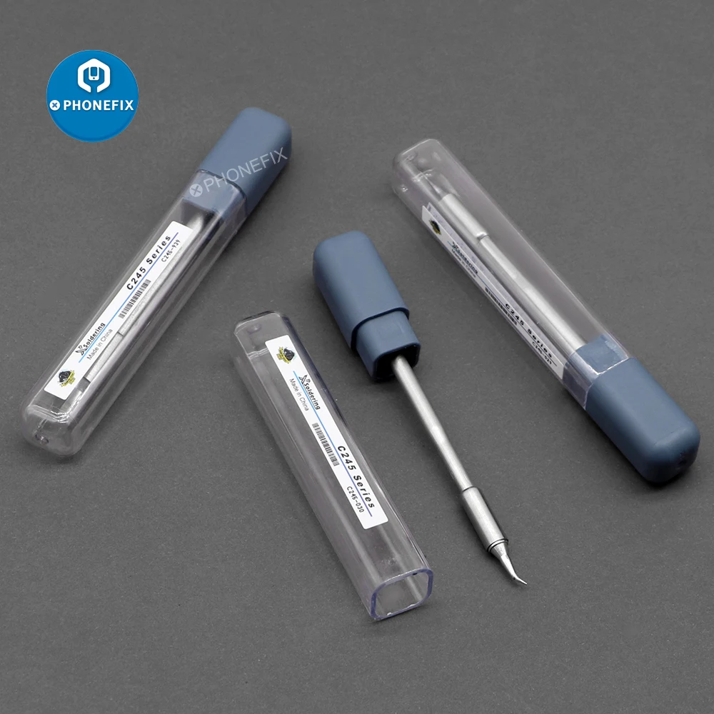 JBC C245 Replacement Soldering Iron Tip JBC Handle Welding Nozzle Grip Suitable for JBC CD-2SHE and Xsoldering Soldering Station
JBC C245 Replacement Soldering Iron Tip JBC Handle Welding Nozzle Grip Suitable for JBC CD-2SHE and Xsoldering Soldering Station