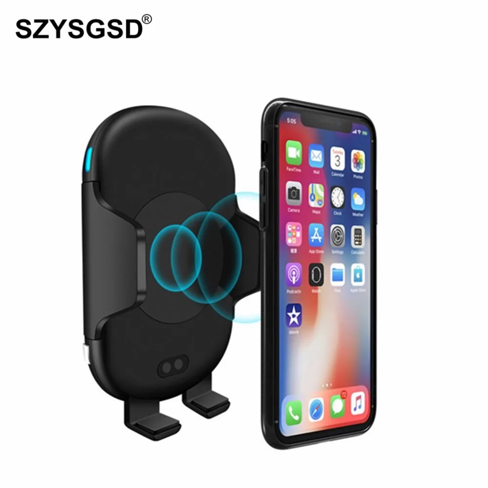Car Wireless Charger Infrared Sensor For Apple iPhone XS Max XR X 8 Plus For Samsung Galaxy Note 9 S9 S8 Fast QI Car Charger
Car Wireless Charger Infrared Sensor For Apple iPhone XS Max XR X 8 Plus For Samsung Galaxy Note 9 S9 S8 Fast QI Car Charger
