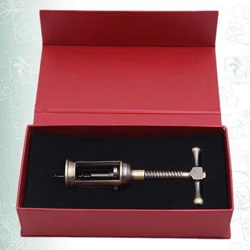 1 Set Wine Bottle Opener Zinc Alloy Wine Opener Air Pressure Bottle Opener Household Gadget with Container for Bar Restaurant 
1 Set Wine Bottle Opener Zinc Alloy Wine Opener Air Pressure Bottle Opener Household Gadget with Container for Bar Restaurant