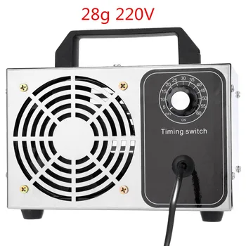 Ozone Generator 28g Machine Stainless steel Air Purifier Air cleaner Disinfection Sterilization Cleaning Formaldehyde
Ozone Generator 28g Machine Stainless steel Air Purifier Air cleaner Disinfection Sterilization Cleaning Formaldehyde