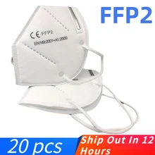 Snelle Bezorging FFP2 Masker KN95 Beschermende Stof Gezichtsmasker Filter 4-Layer Mond Maskers Cover Herbruikbare Respirator Pm2.5 Masker(China)