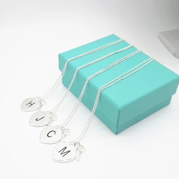 Ms original classic silver heart-shaped key custom character engraving letters necklace pendant joker lovers love DIY necklace
Ms original classic silver heart-shaped key custom character engraving letters necklace pendant joker lovers love DIY necklace