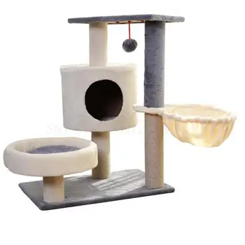 Cat climbing frame small simple cat nest cat tree jumping cat toy hemp rope cat grab board cat supplies cat shelf
Cat climbing frame small simple cat nest cat tree jumping cat toy hemp rope cat grab board cat supplies cat shelf