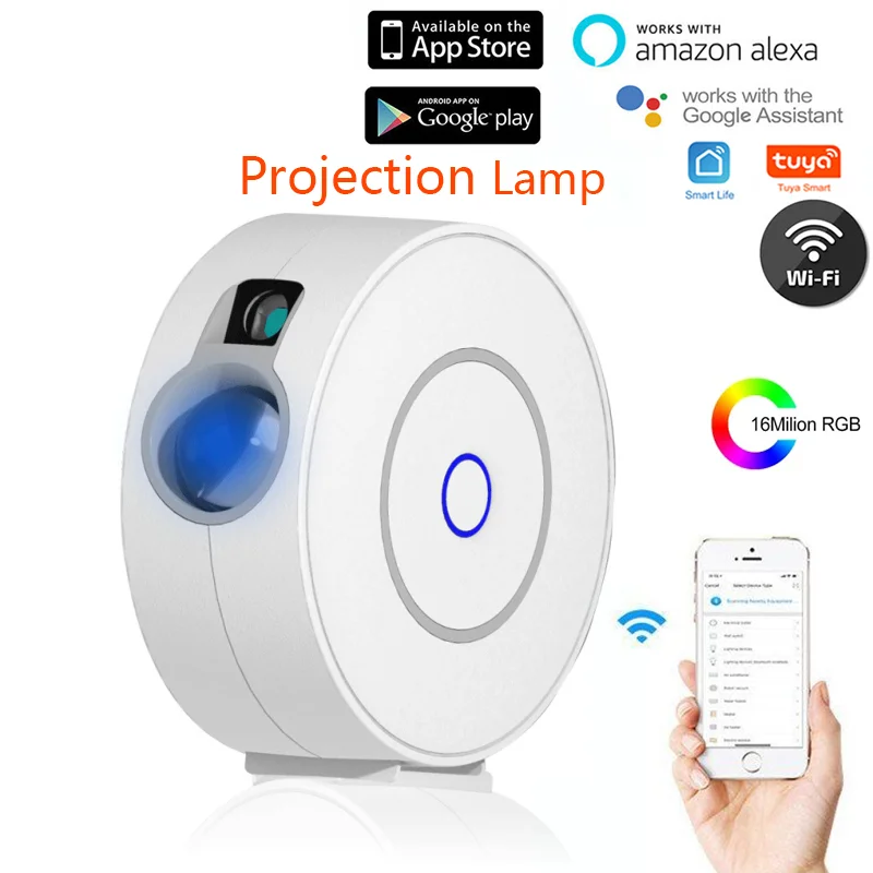 Tuya WiFi Smart Star Projection Lamp Laser Starry Sky Projector Night Light APP Wireless Control Work With Alexa Google Home
Tuya WiFi Smart Star Projection Lamp Laser Starry Sky Projector Night Light APP Wireless Control Work With Alexa Google Home