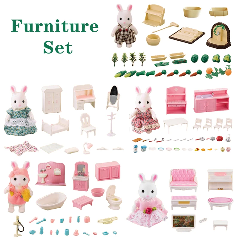 DIY Christmas Gift Toys Forest Family 1:12 Mini Doll House Furniture Bathroom Dining Room Kitchen Dedroom Set
DIY Christmas Gift Toys Forest Family 1:12 Mini Doll House Furniture Bathroom Dining Room Kitchen Dedroom Set