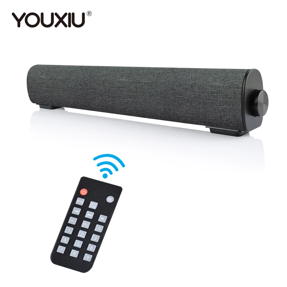 YOUXIU 10W Computer Soundbar Wireless Indoor Outdoor Speakers Bluetooth TV Sound Bars with Remote Control
YOUXIU 10W Computer Soundbar Wireless Indoor Outdoor Speakers Bluetooth TV Sound Bars with Remote Control