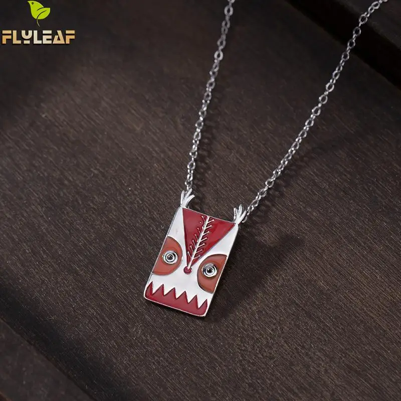 Flyleaf Square Epoxy Owl Necklaces & Pendants Real 925 Sterling Silver Necklace For Women Chain Fine Jewelry Folk-custom
Flyleaf Square Epoxy Owl Necklaces & Pendants Real 925 Sterling Silver Necklace For Women Chain Fine Jewelry Folk-custom