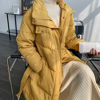 Temperament Thick Warm Down Coats Female Winter Casual Solid Loose Winter Coats Ladies New Fashion White Duck Down Coats Women
Temperament Thick Warm Down Coats Female Winter Casual Solid Loose Winter Coats Ladies New Fashion White Duck Down Coats Women