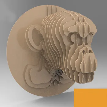 Monkey puzzle head 3D model CNC laser cutting file CDR DXF format file vector design drawing
Monkey puzzle head 3D model CNC laser cutting file CDR DXF format file vector design drawing