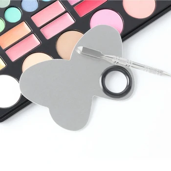 Eye Shadow Mixing Tools set Butterfly shape Stainless Steel Makeup Palette with Spatula Foundation Eyeshadow
Eye Shadow Mixing Tools set Butterfly shape Stainless Steel Makeup Palette with Spatula Foundation Eyeshadow