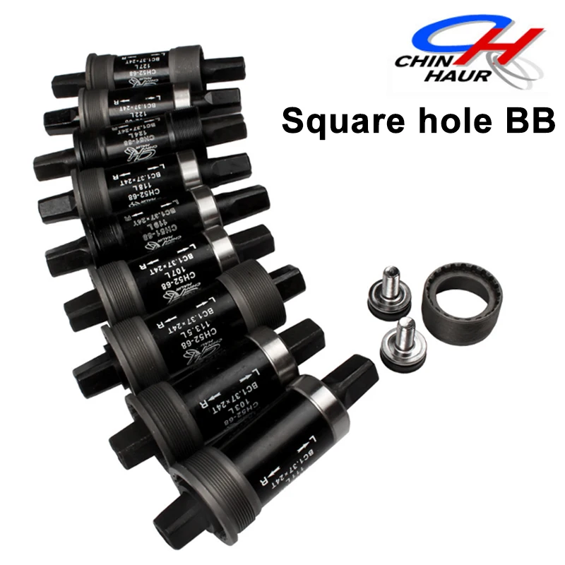 MTB Bicycle Bottom Bracket Road Bike Square Hole BB 68*103 107 113.5 118 119 122 124 127mm Bike Bottom Brackets Cycling Part
MTB Bicycle Bottom Bracket Road Bike Square Hole BB 68*103 107 113.5 118 119 122 124 127mm Bike Bottom Brackets Cycling Part