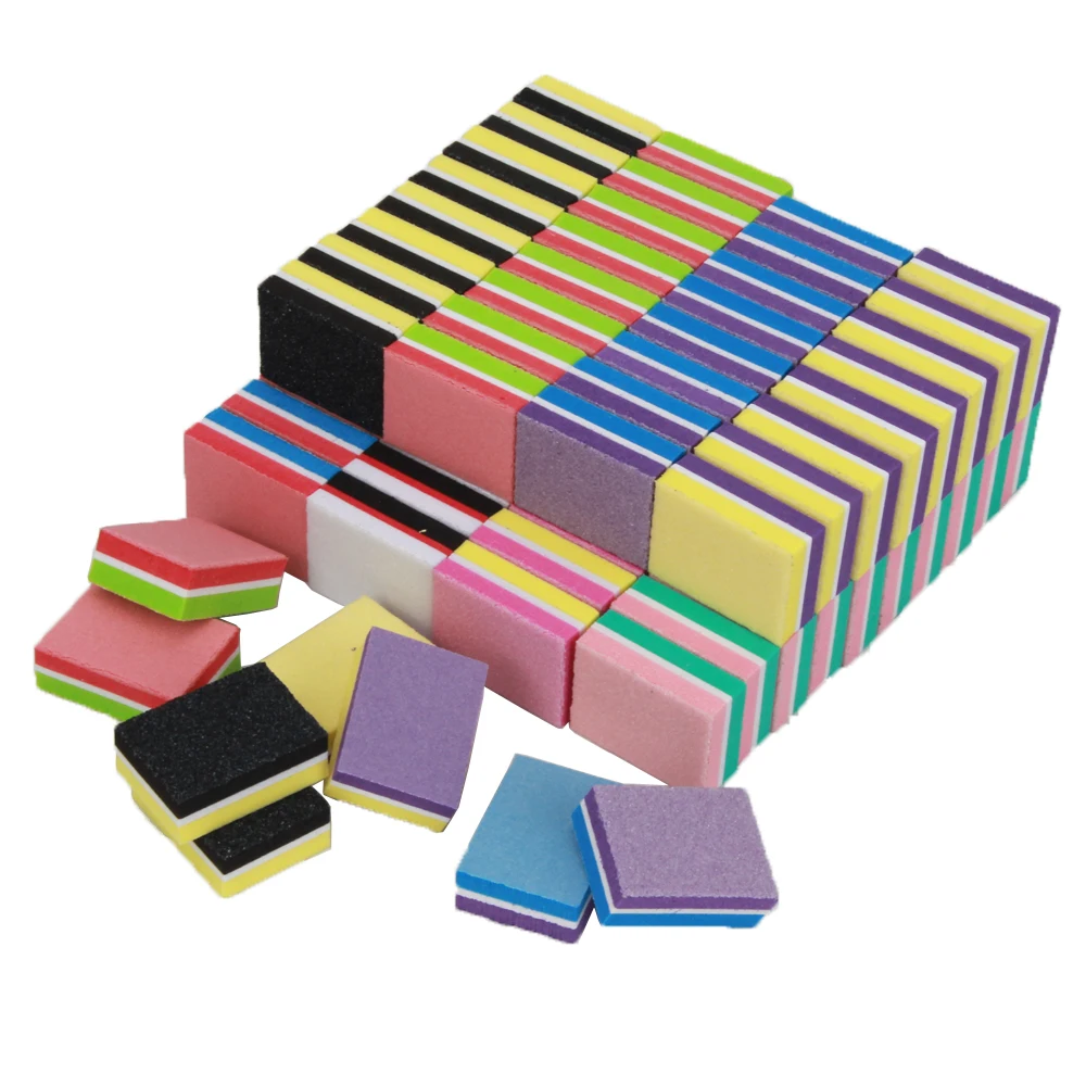 50Pcs Mini Sponge Nail Files Double Colors Disposible Manicure set Pedicure kit Nail File Buffer Block gift for Beauty Hotel
50Pcs Mini Sponge Nail Files Double Colors Disposible Manicure set Pedicure kit Nail File Buffer Block gift for Beauty Hotel