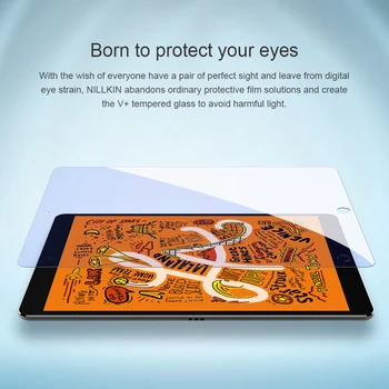Nillkin V+ Anti Blue Light Tempered Glass for Apple iPad Mini 2019 iPad Mini 4 Screen Protector Protect Your Eyes Effectively
Nillkin V+ Anti Blue Light Tempered Glass for Apple iPad Mini 2019 iPad Mini 4 Screen Protector Protect Your Eyes Effectively