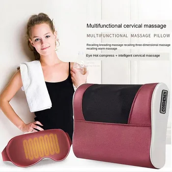 Massage Pillow Multifunction InfraredHeating Neck Shoulder Back Body Electric Shiatsu Massager Device Cervical Healthy Massagdor
Massage Pillow Multifunction InfraredHeating Neck Shoulder Back Body Electric Shiatsu Massager Device Cervical Healthy Massagdor