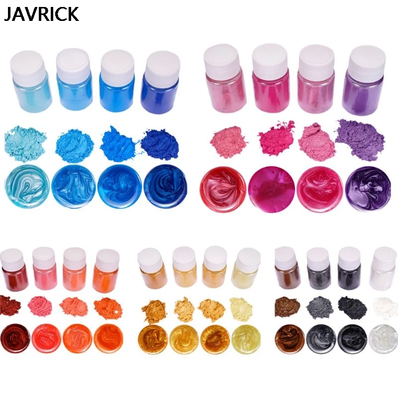 4 Pcs/set Mixed Color Resin Jewelry DIY Making Craft Glowing Powder Luminous Pigment Set Crystal Epoxy Material
4 Pcs/set Mixed Color Resin Jewelry DIY Making Craft Glowing Powder Luminous Pigment Set Crystal Epoxy Material
