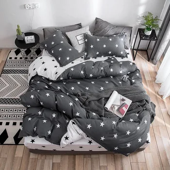 2020 Autumn Gray Starry Sky Bedding Set Duvet Set Flat Sheet Quilt Cover AB Side Home Textiles
2020 Autumn Gray Starry Sky Bedding Set Duvet Set Flat Sheet Quilt Cover AB Side Home Textiles