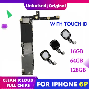 For iPhone 6 Plus 5.5 inch Original 6plus Motherboard with / without Touch ID Mainboard Logic Mother Boards 6p iCloud Unlock IOS
For iPhone 6 Plus 5.5 inch Original 6plus Motherboard with / without Touch ID Mainboard Logic Mother Boards 6p iCloud Unlock IOS