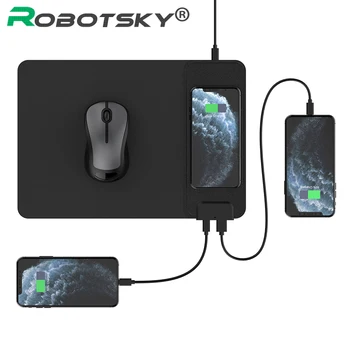 QI Mouse Charger Wireless 15W Charger Rechargeable Mouse Pad USB Type-C Ports Charging Mat For iPhone Samsung Smart Watch
QI Mouse Charger Wireless 15W Charger Rechargeable Mouse Pad USB Type-C Ports Charging Mat For iPhone Samsung Smart Watch