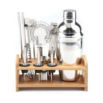 12 Pcs Bartender Kit Cocktail Shaker Set Bar Tools with Stylish Bamboo Stand Bartending Mixing 550ml Bar Sets TB Sale
12 Pcs Bartender Kit Cocktail Shaker Set Bar Tools with Stylish Bamboo Stand Bartending Mixing 550ml Bar Sets TB Sale