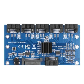 Desktop PC Professional Adapter Multiplier Controller Motherboard Expansion Card Accessories 1 To 5 Port 6Gbps SATA3.0 Riser
Desktop PC Professional Adapter Multiplier Controller Motherboard Expansion Card Accessories 1 To 5 Port 6Gbps SATA3.0 Riser