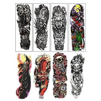 4Pcs Waterproof Temporary Tattoos Sticker Full Arm Mechanical Pattern Tattoos Applique Arm Full Arm Tattoos Sticker 48 X17cm (1/
4Pcs Waterproof Temporary Tattoos Sticker Full Arm Mechanical Pattern Tattoos Applique Arm Full Arm Tattoos Sticker 48 X17cm (1/