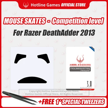 Hotline Games 3.0 Competition Level Mouse Skates Mouse Feet Pad for Razer DeathAdder 2013 Mouse 0.28mm/0.6mm Thickness
Hotline Games 3.0 Competition Level Mouse Skates Mouse Feet Pad for Razer DeathAdder 2013 Mouse 0.28mm/0.6mm Thickness