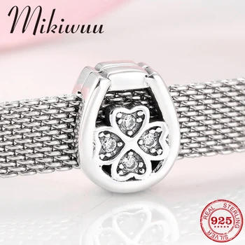 Romantic 925 Sterling Silver Four-leaf clover U shape Clip Beads Jewelry making fit Original reflection Charm Bracelet
Romantic 925 Sterling Silver Four-leaf clover U shape Clip Beads Jewelry making fit Original reflection Charm Bracelet