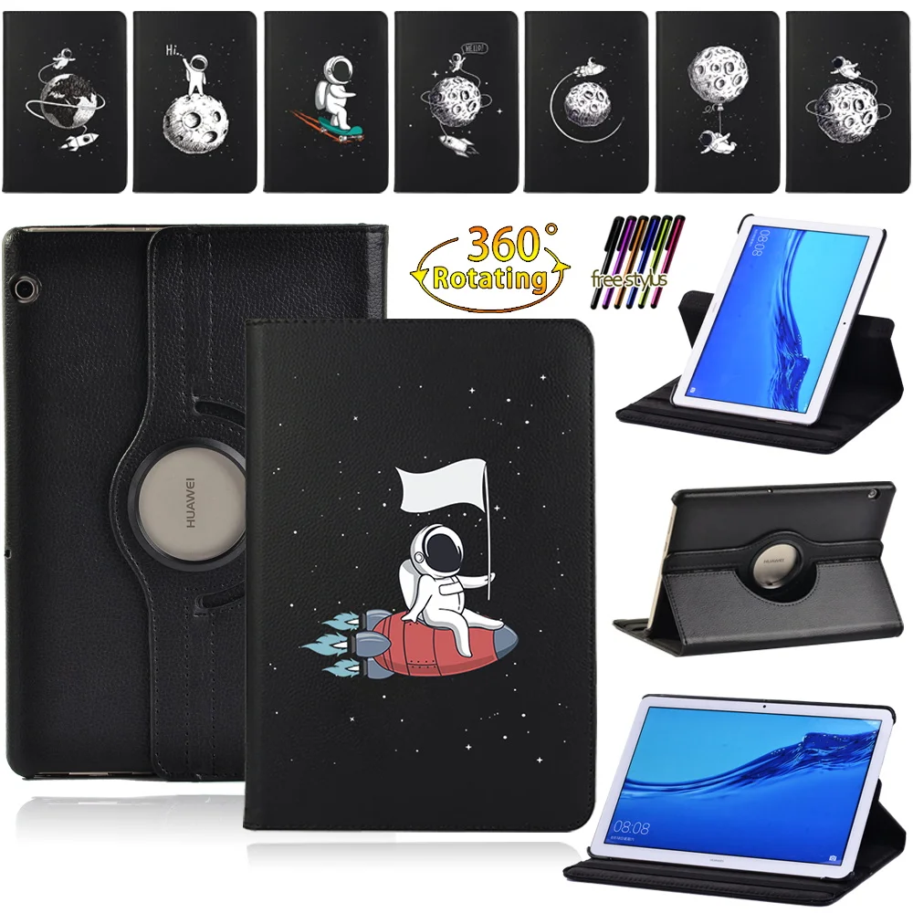 Tablet Case for Huawei MediaPad T3 10 9.6"/T5 10 10.1" 360 Rotating Bracket Flip Leather Cover
Tablet Case for Huawei MediaPad T3 10 9.6"/T5 10 10.1" 360 Rotating Bracket Flip Leather Cover