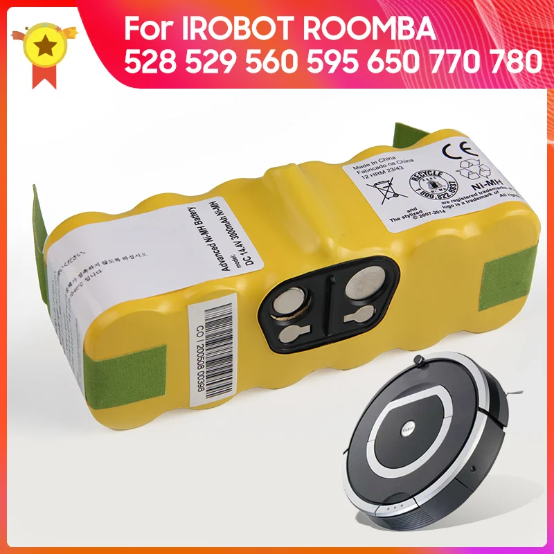 Replacement Battery iRobot Roomba 535 For iRobot Roomba 528 529 560 527e 552 620 655 770 780 790 601 620 880 3000mAh with Tools
Replacement Battery iRobot Roomba 535 For iRobot Roomba 528 529 560 527e 552 620 655 770 780 790 601 620 880 3000mAh with Tools