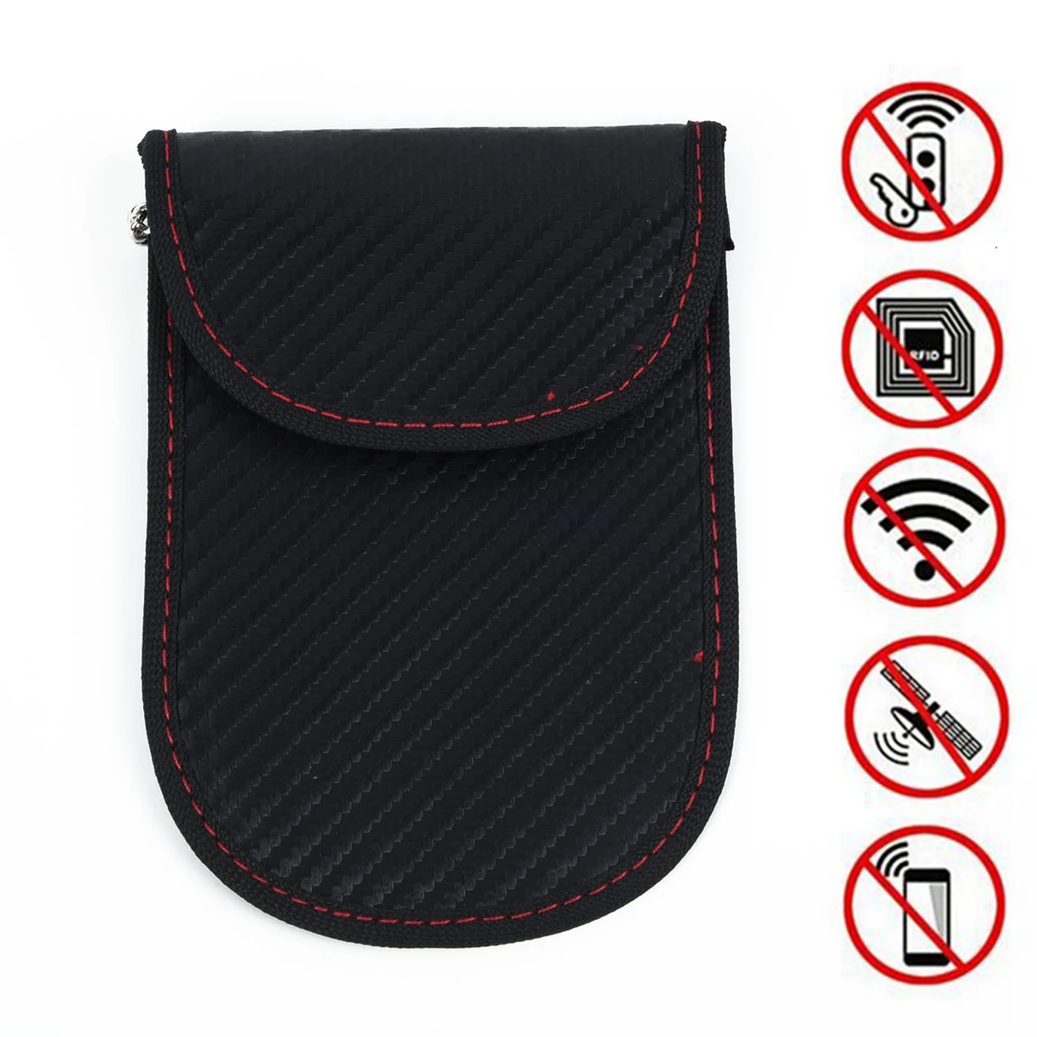 Carbon Fiber Anti Theft Keyless Entry Car Key Fob WIFI/GSM/LTE/NFC/RFID Signal Blocking Faraday Cage Pouch Bag Car Accessories
Carbon Fiber Anti Theft Keyless Entry Car Key Fob WIFI/GSM/LTE/NFC/RFID Signal Blocking Faraday Cage Pouch Bag Car Accessories
