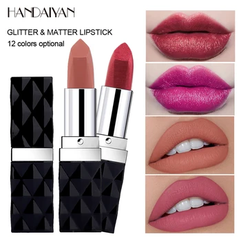Glitter Matte lipstick Waterproof Long Lasting Makeup Smooth Pigment Lip Tint Red Lips Cosmetics
Glitter Matte lipstick Waterproof Long Lasting Makeup Smooth Pigment Lip Tint Red Lips Cosmetics