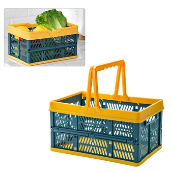 Portable Storage Basket Folding Storage Basket Folding Food Storage Basket Picnic Grocery Shopping Storage Basket Storage Box
Portable Storage Basket Folding Storage Basket Folding Food Storage Basket Picnic Grocery Shopping Storage Basket Storage Box