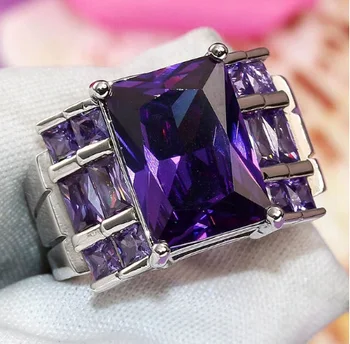 Mystery Female Purple Finger Ring Big Luxury CZ Stone Ring 925 Sterling Silver Filled Jewelry Vintage Wedding Rings For Women
Mystery Female Purple Finger Ring Big Luxury CZ Stone Ring 925 Sterling Silver Filled Jewelry Vintage Wedding Rings For Women