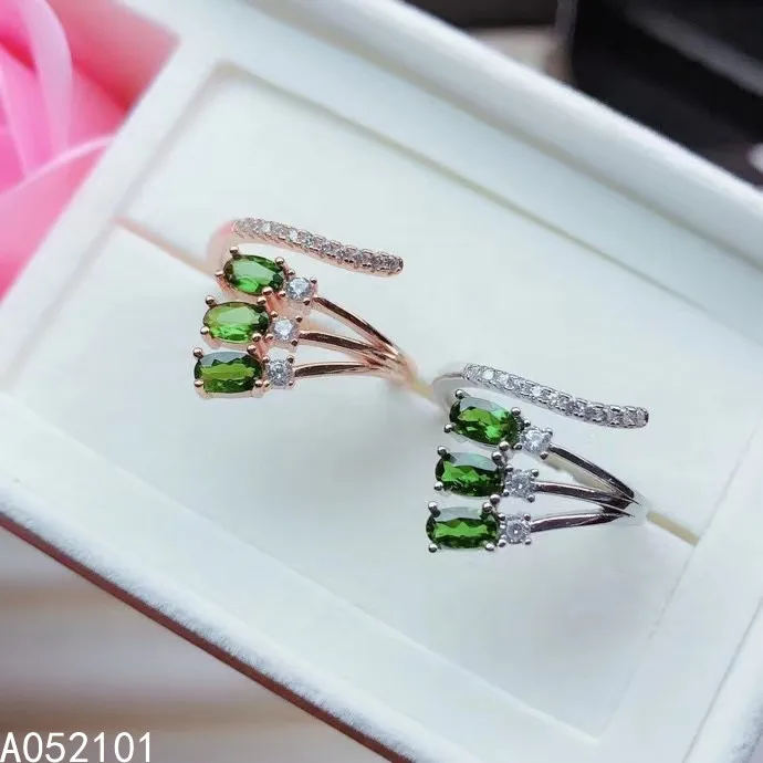 KJJEAXCMY fine jewelry S925 sterling silver inlaid natural Diopside girl vintage ring support test Chinese style hot selling 
KJJEAXCMY fine jewelry S925 sterling silver inlaid natural Diopside girl vintage ring support test Chinese style hot selling
