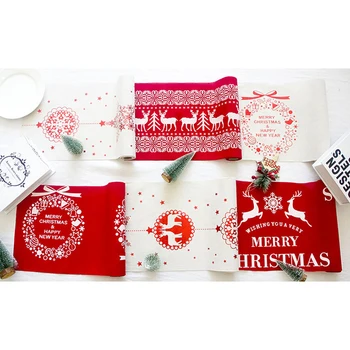 Christmas Table Runners Tablecloth Xmas Elk New Year Party Dinner Table Decoration for Home Table Cover Party Supplies
Christmas Table Runners Tablecloth Xmas Elk New Year Party Dinner Table Decoration for Home Table Cover Party Supplies