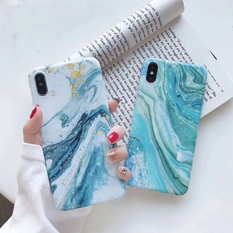 Phone Case For iPhone 11 Pro Max Blue Flowing Gold Marble Pattern Soft Back Shell Cover For iPhone XR Xs Max 6 6S 7 8 Plus Case
Phone Case For iPhone 11 Pro Max Blue Flowing Gold Marble Pattern Soft Back Shell Cover For iPhone XR Xs Max 6 6S 7 8 Plus Case