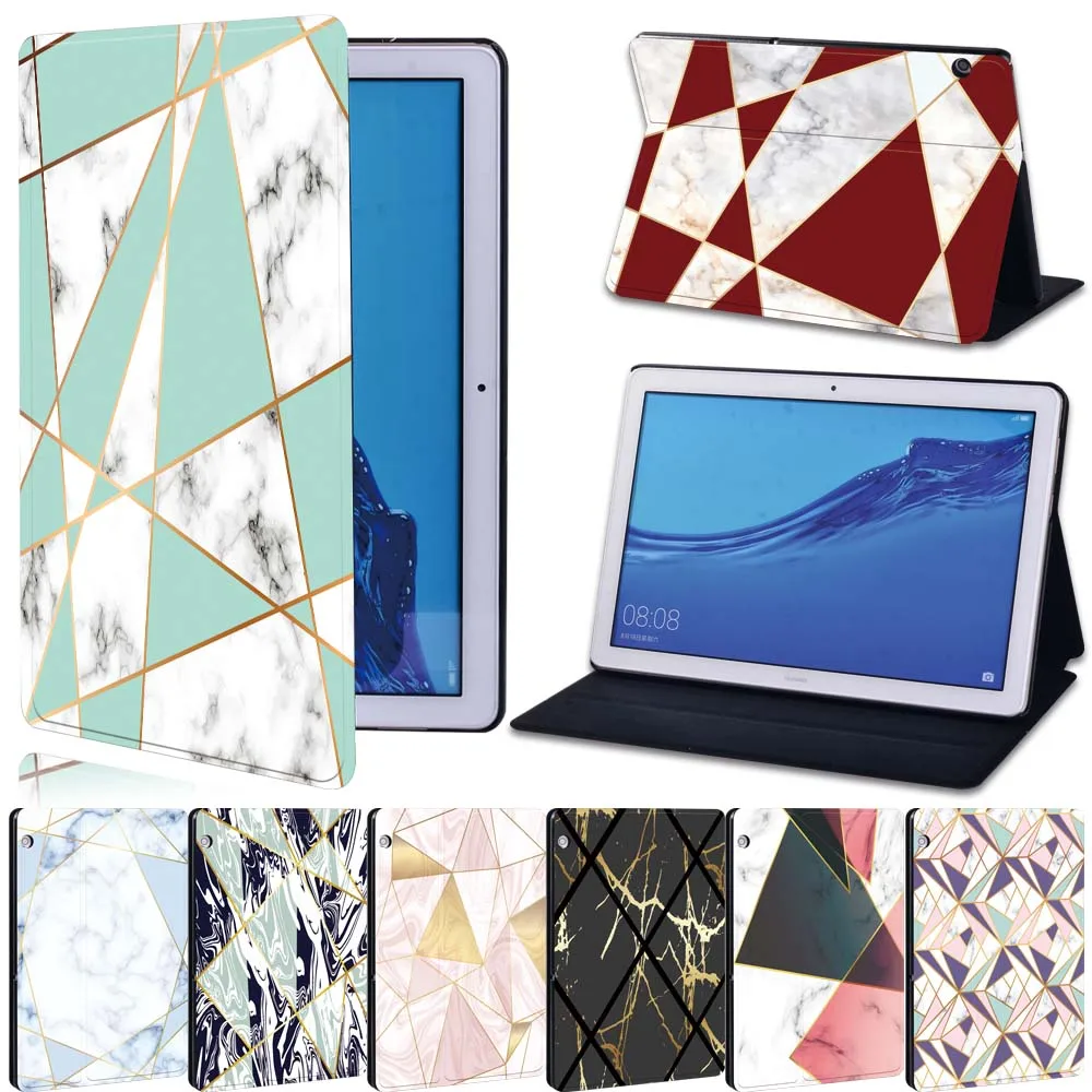 For Huawei MediaPad T3 8.0"/T3 10 9.6" /T5 10 10.1" - Geometry Leather Stand Tablet Cover Case
For Huawei MediaPad T3 8.0"/T3 10 9.6" /T5 10 10.1" - Geometry Leather Stand Tablet Cover Case