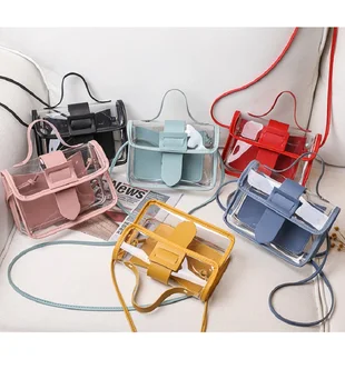 Transparent bag female 2020 spring and summer new Korean version of the shoulder bag simple shoulder bag messenger bag
Transparent bag female 2020 spring and summer new Korean version of the shoulder bag simple shoulder bag messenger bag