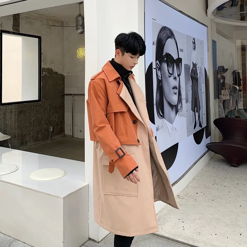 Woolen Streetwear Windbreaker Overcoat Casual Trench Coat Male Vintage Jacket + Vest Multiple Wearing Methods
Woolen Streetwear Windbreaker Overcoat Casual Trench Coat Male Vintage Jacket + Vest Multiple Wearing Methods