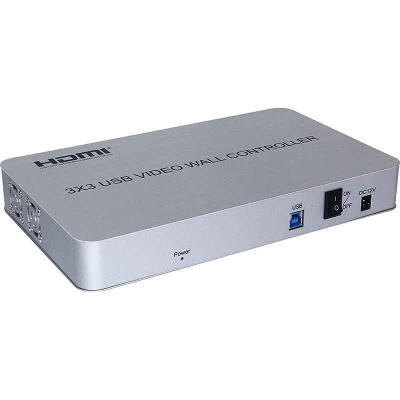HDMI 4K 3X3 USB3.0 Video Wall Controller HD Video Wall Processor Adapter 1X9 Hdmi Splitter Connector
HDMI 4K 3X3 USB3.0 Video Wall Controller HD Video Wall Processor Adapter 1X9 Hdmi Splitter Connector