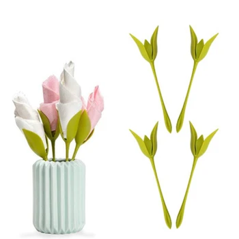 Creative Plastic Bloom Napkin Holders Table Green Twist Flower Buds Serviette Holders
Creative Plastic Bloom Napkin Holders Table Green Twist Flower Buds Serviette Holders