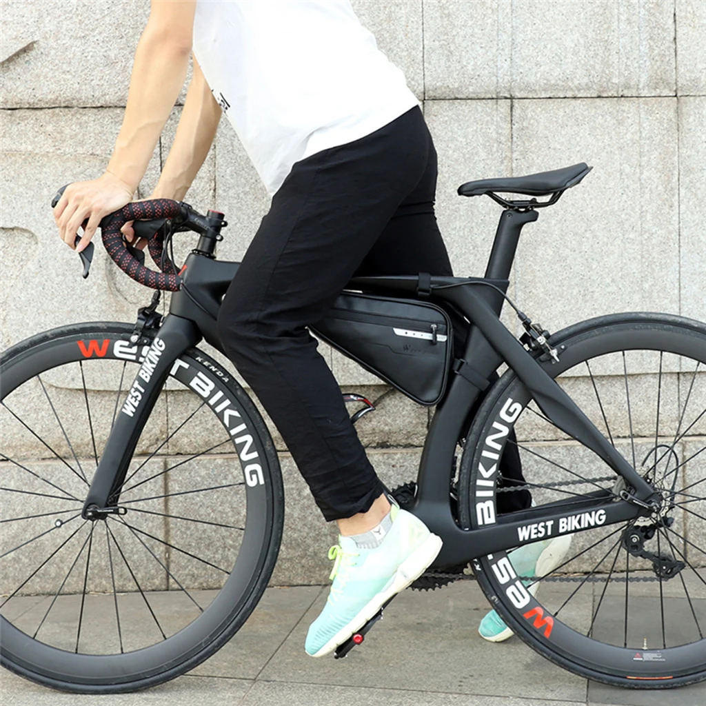 Bike Frame Bag Large Capacity Cycling Top Tube Triangle Bag Strage Pouch for MTB Mountain Rode Bike Bicycle Accessories Bike Frame Bag Large Capacity Cycling Top Tube Triangle Bag Strage Pouch for MTB Mountain Rode Bike Bicycle Accessories