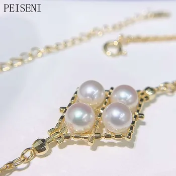 PEISENI S925 Original Design Fine Jewelry Pearl Bracelets 2020 Natural Freshwater Pearl jewelry 4-5mm Bracelets For Women
PEISENI S925 Original Design Fine Jewelry Pearl Bracelets 2020 Natural Freshwater Pearl jewelry 4-5mm Bracelets For Women