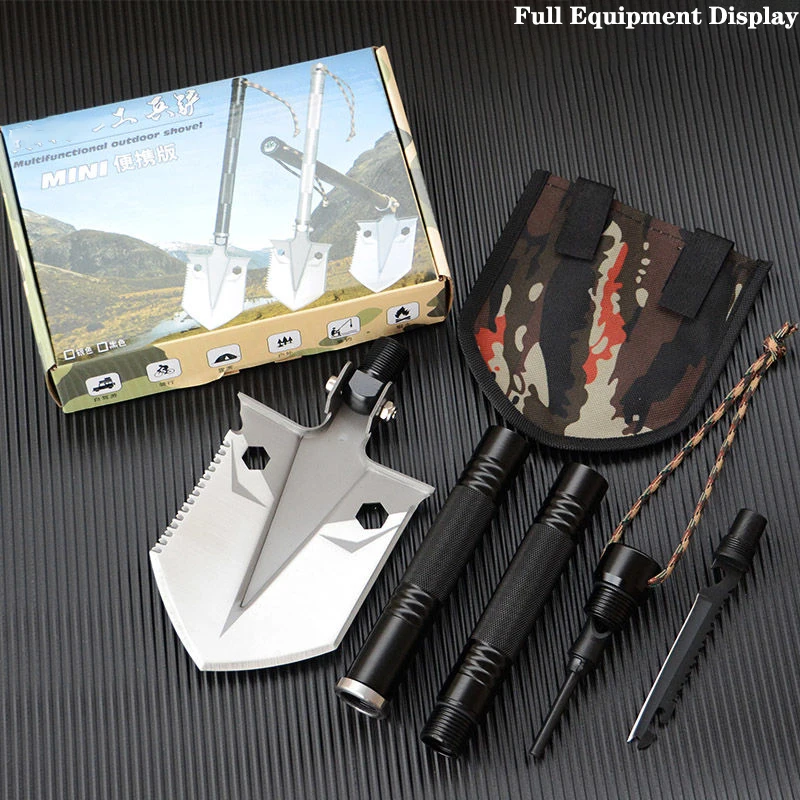 Multifunction Outdoor Tactical Survival Shovel Mini Garden Tools Kit Camping Equipment Defense Security Digging Tool
Multifunction Outdoor Tactical Survival Shovel Mini Garden Tools Kit Camping Equipment Defense Security Digging Tool