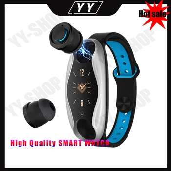 HOT LT04 T90 Fitness Bracelet Wireless Bluetooth Earphone 2 In 1 Bluetooth 5.0 IP67 Waterproof Sport Smart Watch Wristband
HOT LT04 T90 Fitness Bracelet Wireless Bluetooth Earphone 2 In 1 Bluetooth 5.0 IP67 Waterproof Sport Smart Watch Wristband
