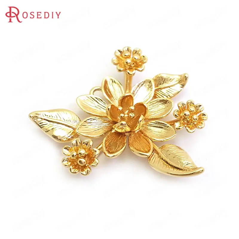 (37028)4PCS 28x29MM 24K Gold Color Brass 3D Flower Charms Pendants High Quality Findings Accessories Jewelry Making Supplies
(37028)4PCS 28x29MM 24K Gold Color Brass 3D Flower Charms Pendants High Quality Findings Accessories Jewelry Making Supplies