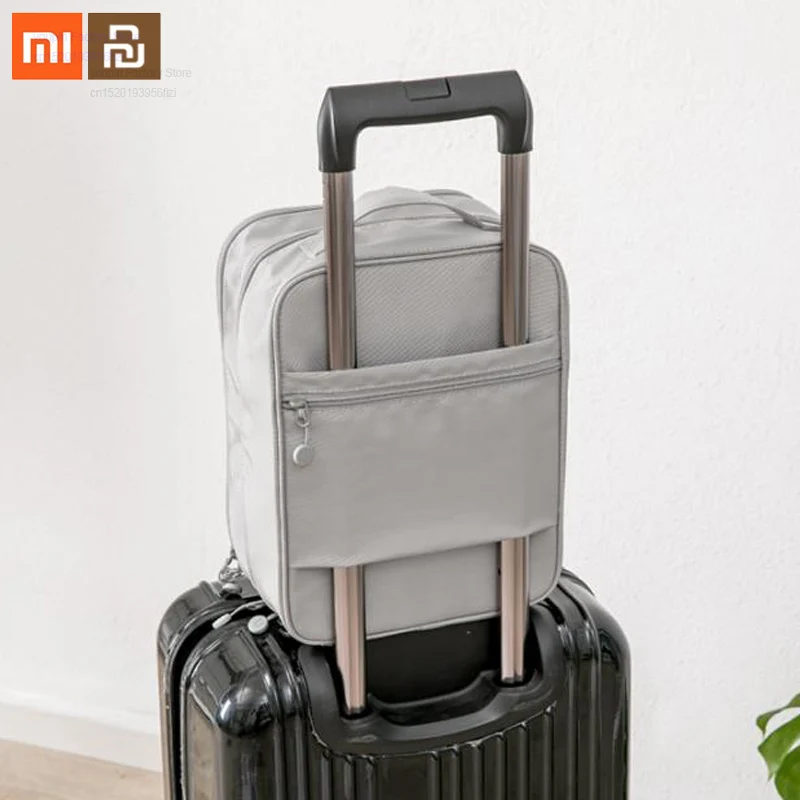 Оригинальная портативная дорожная сумка xiaomi mijia для хранения обуви больше пар