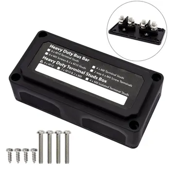 Iztoss 200A Heavy-Duty Module Design Terminal Studs box with Insulation Partition 4xM10(3/8 inch)
Iztoss 200A Heavy-Duty Module Design Terminal Studs box with Insulation Partition 4xM10(3/8 inch)